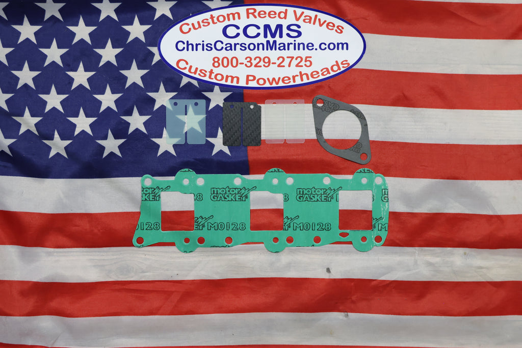 Yamaha 25/50 3cyl reeds fit 25/30 hp,gaskets and stuffers 40/50 only