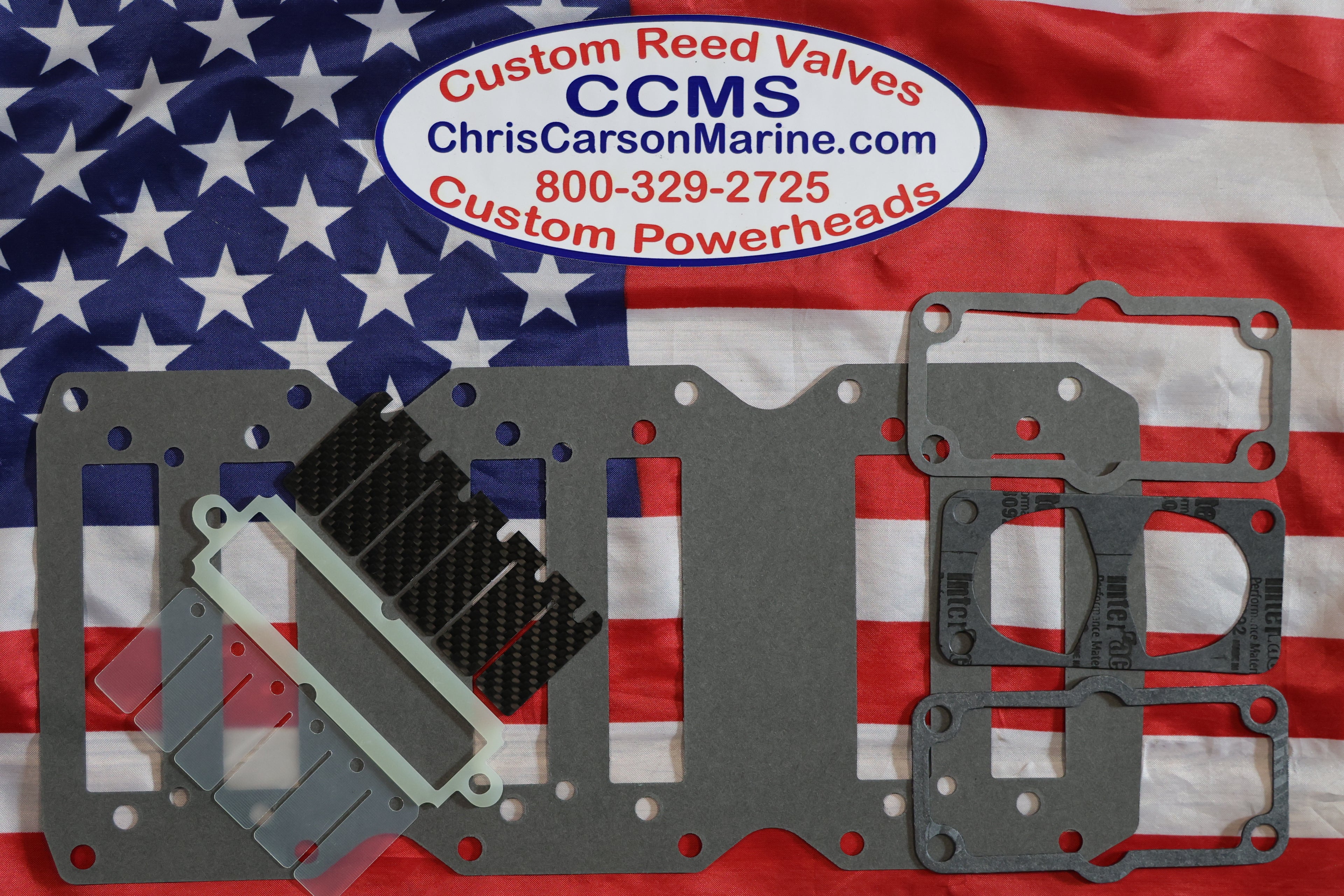 Mercruy 200-300 Carberator or EFI with rubber coated cages and squared tip reeds